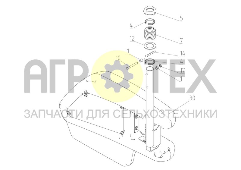 Монтаж кронштейнов (181.56.40.010-01) (№7 на схеме)